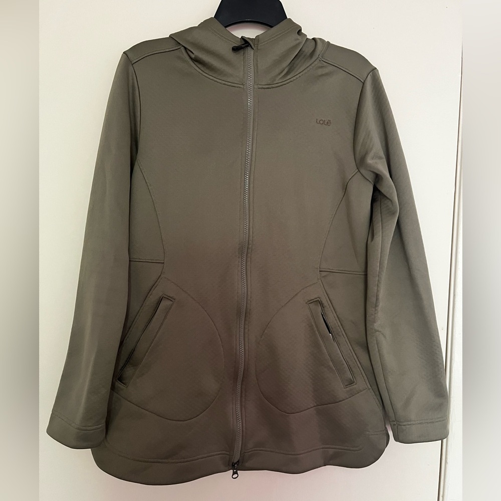 Lole Women's Olive Fleece-Lined Jacket